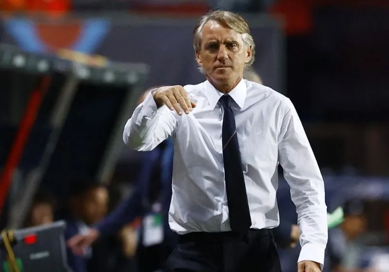HLV Mancini không hài lòng dù thắng đậm Italy vs San Marino 7-0